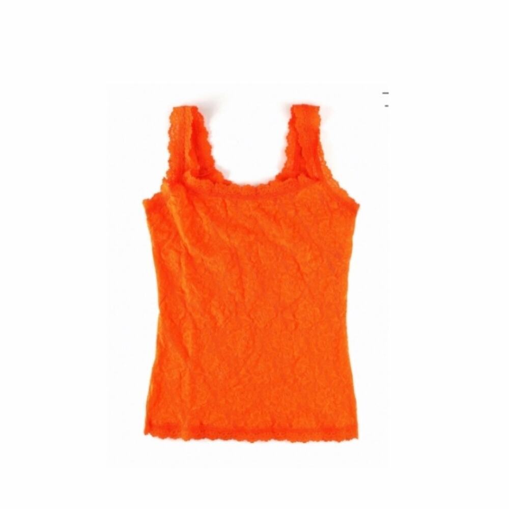 Hanky Panky Classic Signature Lace Cami in Orange- XS.